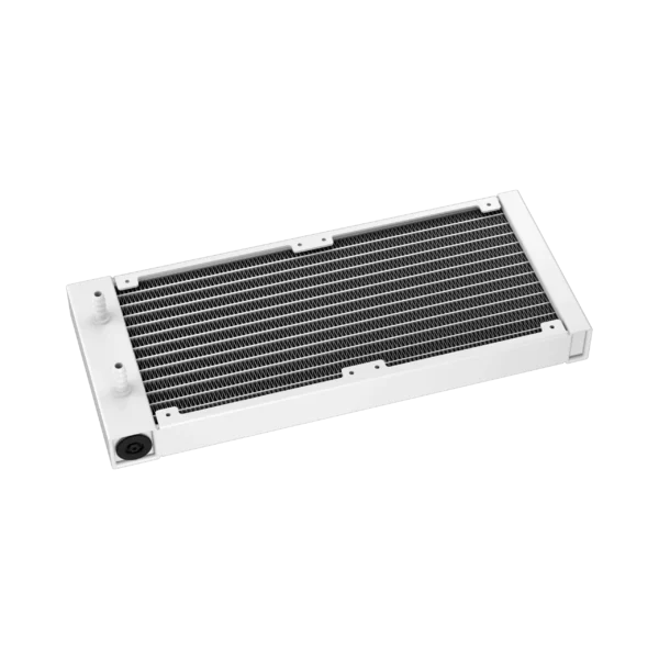 Deepcool LS520 SE White - 240mm AIO CPU Cooler, 2x120mm aRGB Fans (FE120 Model) - AIO Liquid Cooling System