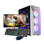 MANTA AMD Ryzen 7 5700X | 16GB | 500GB | RTX 3060 | 24" 165Hz | Mechanical Keyboard | G102 Mouse High End Production and Gaming Complete Set