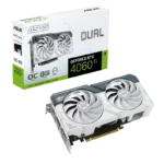 Asus Dual GeForce RTX 4060 Ti White OC Edition 8GB GDDR6 Graphics Card
