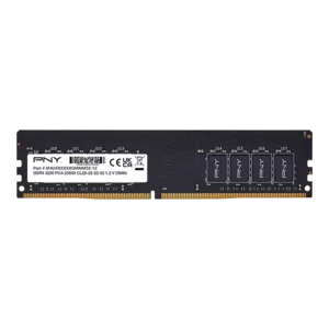PNY Performance 8GB | 16GB DDR4 3200MHz Desktop Memory Single StickGET BETTER PC PERFORMANCE WITH A PNY DDR4 PC MEMORY UPGRADE Want to work with the latest memory-intensive applications like graphic design and video-editing tools? Like to keep lots of browser windows open for work, school, or play? Is your PC having trouble keeping up? A DDR4 3200MHz memory upgrade from PNY gives you the speed you need to get the most out of your current Windows notebook PC. PNY's Performance line of DDR4 RAM modules is purpose-built for users who want rock-solid reliability and great value. For more than 30 years, PNY has been rigorously sourcing, testing, and manufacturing memory upgrades for thousands of the most popular PC platforms. No matter what you do on your PC, you'll do it better and faster with a DDR4 3200MHz upgrade from PNY. DDR4 3200MHz Performance PNY DDR4 memory features faster speeds, greater bandwidth, lower power consumption, and enhanced thermal performance for a noticeable improvement in PC response times during memory-intensive application use. PNY DDR4 memory modules are rigorously engineered and tested to ensure stable, reliable performance in real-world computing environments.