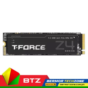 Teamgroup Z44A5 Series PCIe SSD 512GB | 1TB | 2TB Gen4x4 with NVMe Solid State Drive
 	Effortless upgrade for professional gaming
 	Patented heat dissipating graphene label for enhanced heat dissipation and system operating stability
 	Best choice for NB capacity upgrade
 	Intelligent management technology – trustworthy reliability
 	Patented intelligent health monitoring system
 	Eco-friendly product contributing to conserving Earth
 	Heat dissipating graphene label patents
 	512GB Read/Write: up to 5000/2600 MB/s
 	1TB/2TB Read/Write: up to 5000/4500 MB/s
 	MTBF 1,700,000 Hours