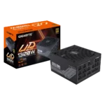 Gigabyte UD1300GM PG5 1300W PCIe 5.0 80 Plus Gold Certified Fully Modular Power Supply GP-UD1300GM-PG5