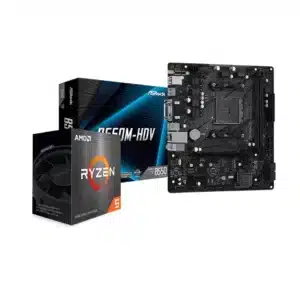 AMD Ryzen 5 5600X + Asrock B550M HDV Processor and Motherboard Bundle - AMD Motherboards