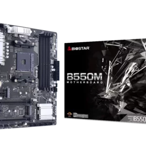 Biostar B550MX/E PRO AM4 Micro ATX AMD Motherboard - AMD Motherboards