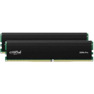 Crucial Pro  32GB Kit 16GBx2 DDR4-3200 MHz CL22 Intel XMP 2.0 Desktop Memory - Desktop Memory