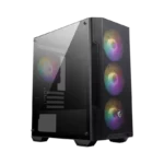MSI MAG Forge M100A w/ 4x RGB Fans Midtower Chassis
