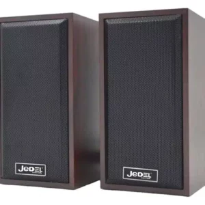 Jedel S-509 USB Redwood Wooden Wired Stereo Speaker - Computer Accessories
