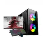 ARCANE AMD Ryzen 5 4600G | 8GB | 480GB | 24" 75Hz Monitor | Keyboard and Mouse High Performance Editing & Gaming APU Complete Set