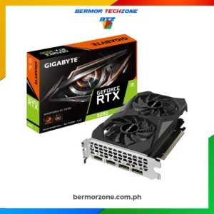 Gigabyte GeForce RTX 3050 Windforce OC V2 6GB | 8GB GDDR6 Graphics Card<h3>KEY FEATURE</h3>
NVIDIA Ampere Streaming Multiprocessors
2nd Generation RT Cores
3rd Generation Tensor Cores
Powered by GeForce RTX™ 3050
Integrated with 6GB GDDR6 96-bit memory interface
WINDFORCE cooling system
<h3>CORE CLOCK</h3>
<p class="gigabyteKeyfeatureDataFromDb" data-type="ProductSpec" data-id="2">1477 MHz (Reference Card: 1470 MHz)</p>

<div class="kf-logos"></div>