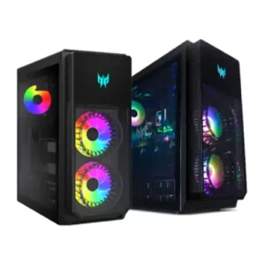 Acer Predator PO3-640 i7-12700 8GB 512GB+2TB RTX 3060 Gaming Desktop Computer<header class="section__header secton__header--primary section__header--specs section__header--center">
<h2 class="section__title">NVIDIA<sup>®</sup> GEFORCE RTX™ 30 SERIES</h2>
<p class="section__desc">These GPUs deliver the ultimate performance for gamers and creators. Powered by NVIDIA’s 2<sup>n</sup><sup>d</sup> Gen RTX Ampere architecture – with new Ray Tracing Cores, Tensor Cores, and streaming multiprocessors for a huge leap in performance.</p>

</header>
<div class="section__body section__body--padding-bottom ">
<div class="card card-specs">
<div class="card__body card__body--center">
<h3 class="card__title">BOOST PERFORMANCE WITH AI</h3>
<p class="card__text card__text--b2 ">NVIDIA DLSS gives games a speed boost with uncompromised image quality. Crank up the settings and resolution for an even better visual experience.</p>

</div>
</div>
<div class="card card-specs">
<div class="card__body card__body--center">
<h3 class="card__title">MORE IMMERSIVE EXPERIENCES</h3>
<p class="card__text card__text--b2 ">Ray Tracing is the holy grail of graphics. It simulates how light behaves in the real-world to produce the most realistic and immersive graphics for gamers and creators – and runs fast thanks to 2nd gen RT Cores.</p>

</div>
<div class="card__body card__body--center">
<h3 class="card__title">DIRECTX 12 ULTIMATE</h3>
<p class="card__text card__text--b2 ">GeForce RTX graphics cards deliver advanced DX12 features like ray tracing and variable rate shading, bringing games to life with ultra-realistic visual effects and faster frame rates.</p>

</div>
</div>
</div>
 