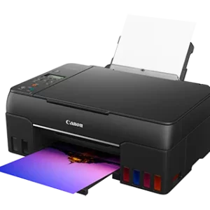 Canon PIXMA G670 Easy Refillable Wireless All-In-One Ink Tank PrinterDesigned for high volume photo printing, this 6-colour wireless 3-in-1 photo printer delivers photo lab quality photo prints at ultra low cost printing with easy wireless setup and convenient maintenance.
<ul class="list-normal">
 	<li>Print, Scan, Copy</li>
 	<li>Print Speed (A4, ISO): up to 3.9 ipm (mono/colour)</li>
 	<li>Wi-Fi, AirPrint, Mopria, Direct Wireless, Wireless PictBridge</li>
 	<li>Recommended Monthly Print Volume (4R photos): 50 - 250 prints</li>
</ul>