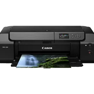 Canon PIXMA PRO-200 Professional Photo Printer with Panorama Size Printing CapabilityThis 8-colour dye ink printer delivers a wider colour gamut with rich colour expression in red and blue zones.
<ul class="list-normal">
 	<li>Print</li>
 	<li>Photo Print Speed (4R): 35 sec (borderless)</li>
 	<li>Wi-Fi, LAN, AirPrint, Mopria, Direct Wireless, Wireless Pictbridge</li>
</ul>