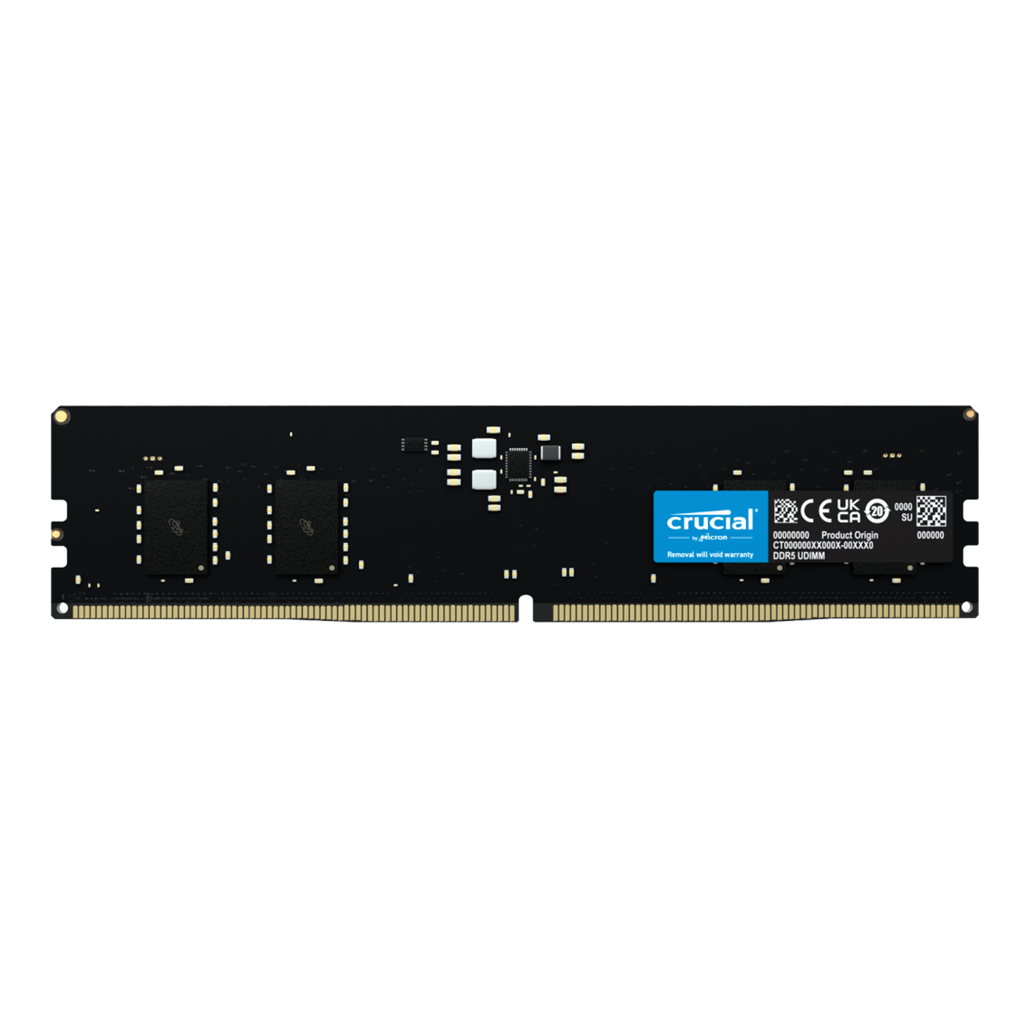 Crucial 8GB | 16GB | 32GB DDR5-4800 CL40 UDIMM Single Desktop