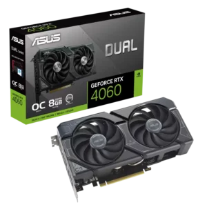 ASUS Dual GeForce RTX 4060 8GB OC GDDR6 Graphics Card - Nvidia Video Cards