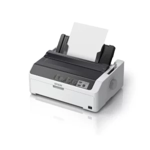 Epson LQ-590IIN Impact Printer<b>Improved Efficiency, Proven Reliability</b>
<ul class="product-attributes">
 	<li style="list-style-type: none">
<ul>
 	<li>24-pins Impact Printer</li>
 	<li>Print speeds of up to 487 cps (10 cpi)</li>
 	<li>128 kb memory buffer</li>
 	<li>MTBF of 25,000 POH</li>
 	<li>Built-in network connectivity</li>
</ul>
</li>
</ul>