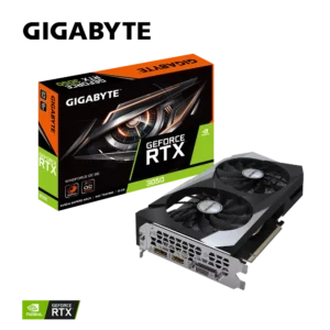 Gigabyte GeForce RTX 3050 Windforce OC 8GB GDDR6 Graphics Card - Nvidia Video Cards