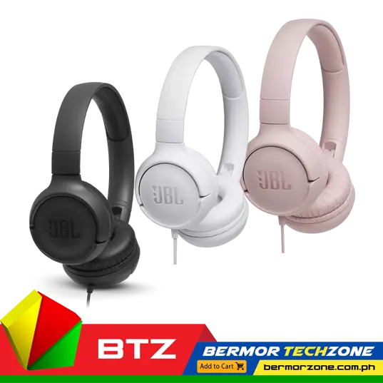 JBL Tune 500 Wired On-Ear Headphones - Pink! (Used) *Very Good
