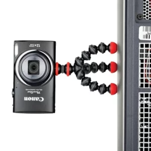 JBY GorillaPod 325 Kit Black<div class="product-item-info">
<div class="product-info-data">
<p class="product-tagline">The next generation of the GorillaPod Original! Our new design features a stainless steel reinforced ball head for compact cameras weighing less than 1lb.</p>

<ul class="product-points">
 	<li class="product-point">Stainless steel reinforced ball head with 90° tilt</li>
 	<li class="product-point">Flexible legs wrap around objects for unlimited angles</li>
 	<li class="product-point">Versatile mount cameras, lights & devices up to 325 grams</li>
 	<li class="product-point">Compact & lightweight (just over 2 oz.) fits in pocket</li>
 	<li class="product-point">Rubberized ring and foot grips provide enhanced grip</li>
</ul>
</div>
</div>
<div class="product-item-inner">
<div class="product-item-actions">
<div class="actions-primary">
<div class="box-tocart pdp-buy__add-to-cart-disabled">
<div class="fieldset">
<div class="actions"></div>
</div>
</div>
</div>
</div>
</div>