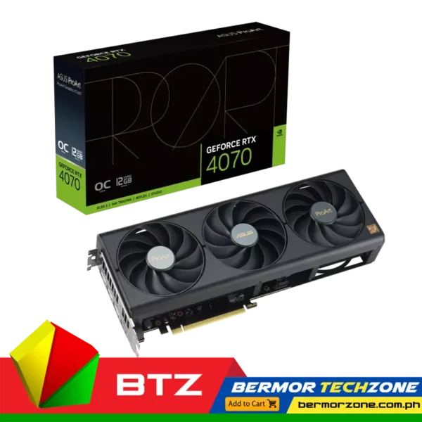 ProArt GeForce RTX™ 4070 OC edition 12GB GDDR6X btz ph 6