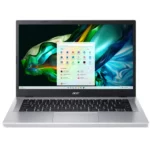Acer Aspire 3 A314-36P-C7HC 14" HD | Intel N100 Quad Core | 8GB DDR5 | 256GB NVME | Windows 11 & MS Office 2021 | Acer Laptop Bag Pure Silver Essential Laptop