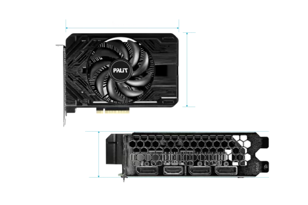 Palit GeForce RTX 4060 Dual 8GB GDDR6 Graphics Card (Copy) - Nvidia Video Cards