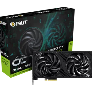Palit GeForce RTX 4060 Dual 8GB GDDR6 Graphics Card - Nvidia Video Cards