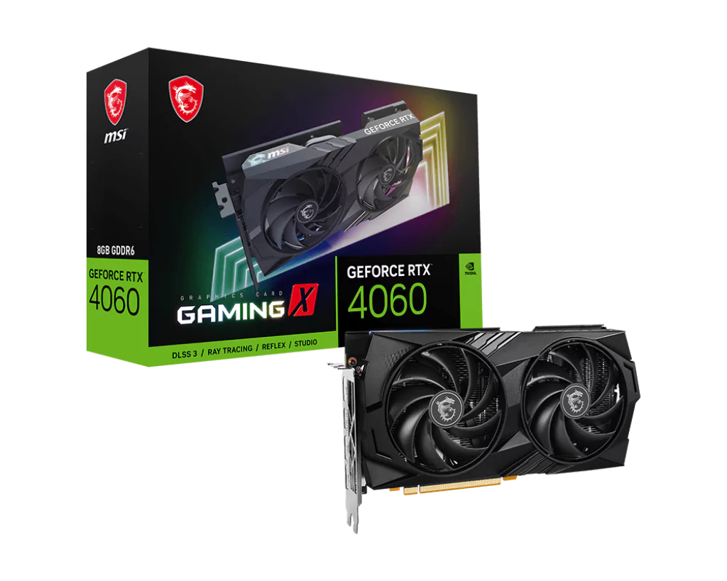 MSI GeForce RTX 4060 GAMING 8GB GDDR6 Graphics Card (Copy) - Nvidia Video Cards