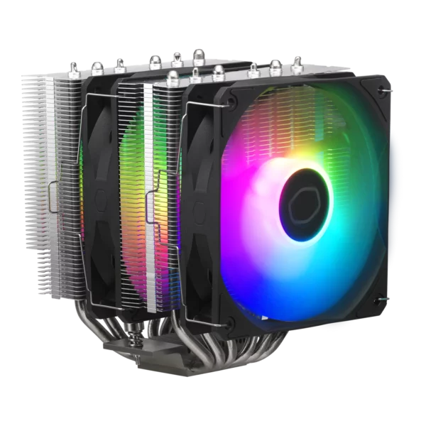 Cooler Master Hyper 620S Dual Tower ARGB CPU Air Cooler - Aircooling System
