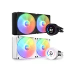 NZXT Kraken Elite 280 MM RGB AIO Liquid Cooling System With LCD Display  RGB Fans Black | White