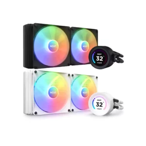 NZXT Kraken Elite 280 MM RGB AIO Liquid Cooling System With LCD Display  RGB Fans Black | White - AIO Liquid Cooling System
