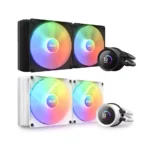 NZXT Kraken RGB 280 MM RGB AIO Liquid Cooling System With LCD Display  RGB Fans Black | White
