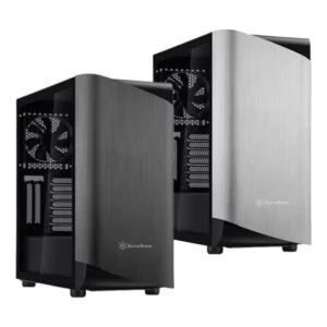 SilverStone SETA A1 ATX Mid-Tower Case With Aluminum Bezel And Steel Chassis - Titanium | Silver - Chassis