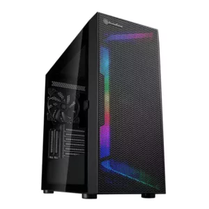 SilverStone SETA H1 Mid-Tower Case With Perforated Mesh Front Panel ARGB Lighting Steel chassis - Chassis