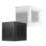 SilverStone SUGO 16 Mini-ITX Mini-DTX With All Steel Construction Cube Chassis - Black | White