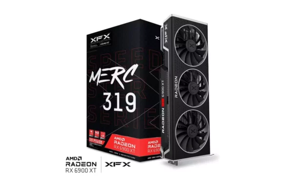 XFX Speedster MERC 319 AMD Radeon™ RX 6900 XT Black with 16GB GDDR6, AMD RDNA™ 2 Gaming Graphics Card - AMD Video Cards
