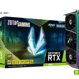 ZOTAC GAMING GeForce RTX 3090 AMP Core Holo Graphics Card ZT-A30900C-10P - Nvidia Video Cards