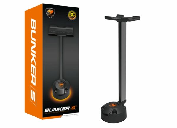 Cougar Bunker S Headset Stand w/ Vacuum Suction Pad - Computer Accessories