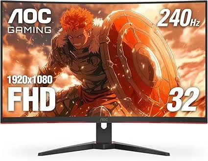 AOC 31.5インチ ゲーミングモニター C32G2ZE 240Hz AOC C32G2ZE 31.5