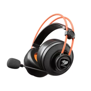 Cougar Immmersa TI Noise Cancellation Gaming Headset w/ Mic 3.5 mm<h4>Features</h4>
<ul>
 	<li>Titanium Coated Diaphragm: Unique Sound Quality</li>
 	<li>40mm Driver: High-Quality Stereo Sound</li>
 	<li>Ultra-thick (35mm) and Extra Large(100mm) Ear pads with Memory Foam</li>
 	<li>9.7mm Retractable Cardioid Microphone</li>
 	<li>Ultra Lightweight Suspended Leatherlike Headband Design</li>
 	<li>Automatic Omni-Directional Adaptive Ear Shells</li>
 	<li>4 Pole to 3 Pole Adapter for Extra Compatibility</li>
</ul>