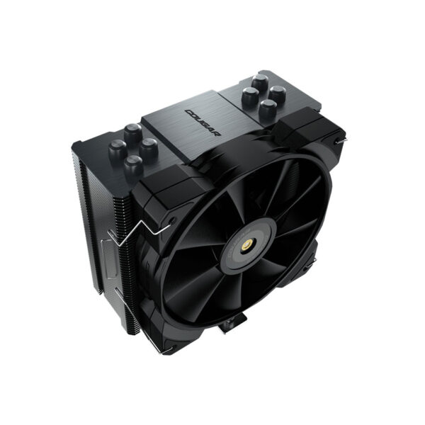 Cougar Forza 50 Single Tower Air CPU Cooler w/ 1xMHP120 Fan 4-Heat-Pipes  AMD+Intel - Black - Aircooling System