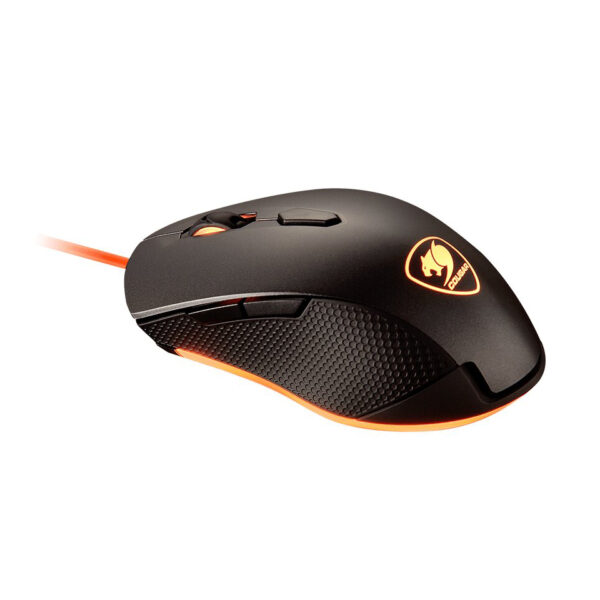 Cougar Minos X2 3000 DPI Optical Gaming Mouse w/ Orange LED - Black - Computer Accessories