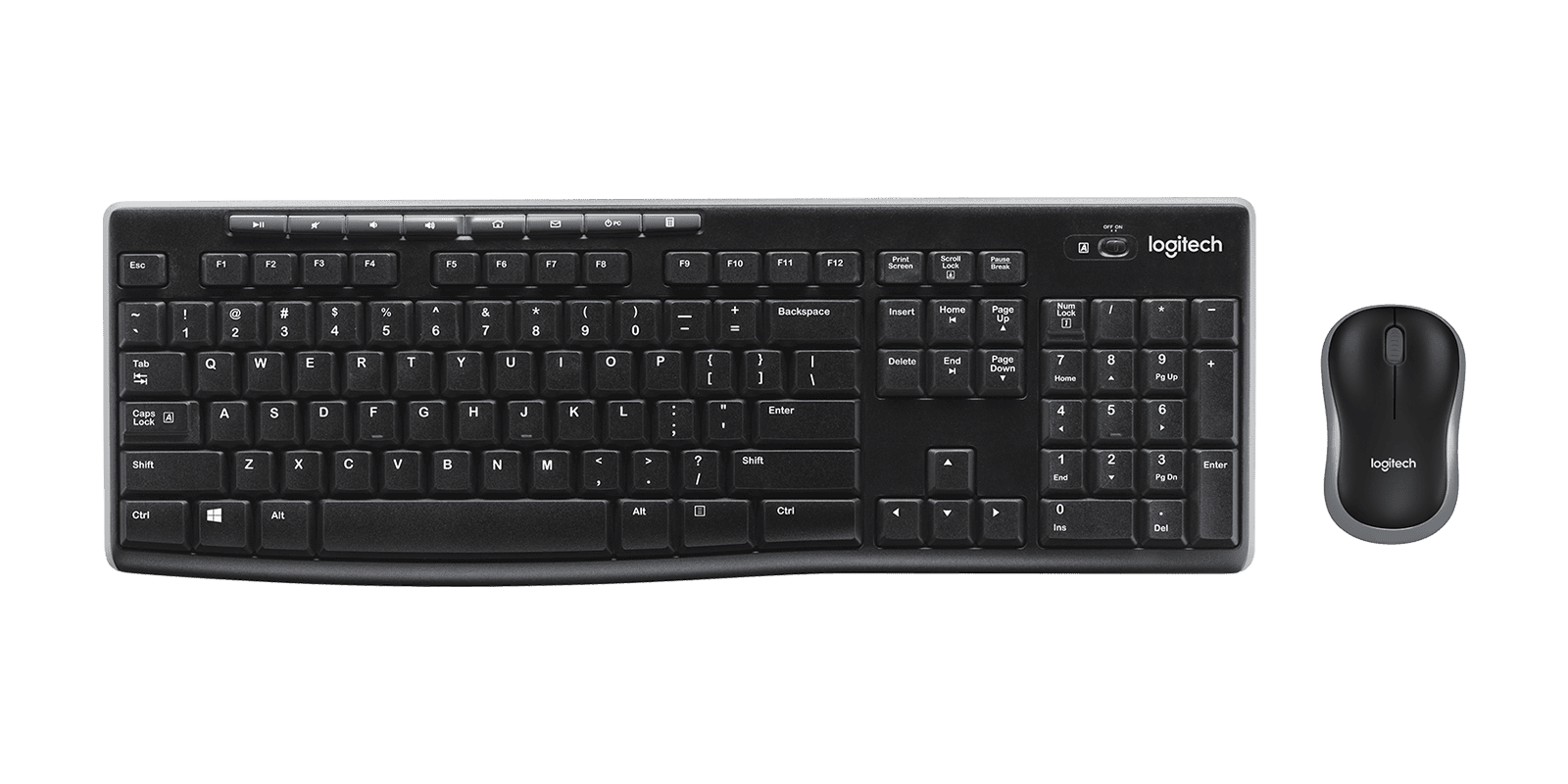 Logitech MK270 Wireless Keyboard and Mouse Combo Bermor Techzone BTZ