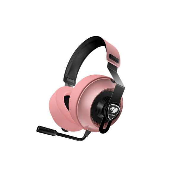 Cougar Phontum Essential Noise Cancellation Gamin Headset w/ Mic - Black | Pink - Computer Accessories