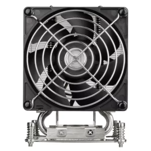 SilverStone Xenon XE04-2066 4U Server Workstation CPU cooler for Intel LGA 2011 2066 Square & Narrow sockets Air Cooler<ul class="list-unstyled">
<li>Five Ø6mm heat-pipe with aluminum fins for excellent heat conducting efficiency</li>
<li>High reliability with dual ball bearing, PWM controlled fan</li>
<li>Compatible with Intel LGA 2011 / 2066 Square & Narrow sockets</li>
</ul>