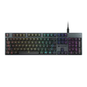 Cougar Luxlim Extreme Low Profile Optical-Mechanical Gaming Keyboard - Computer Accessories