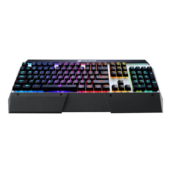 Cougar Attack X3 RGB Mechanical Gaming Keyboard -Silver & Iron Grey - Computer Accessories