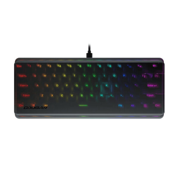 Cougar Puri Mini RGB Compact 60% Mechanical Gaming Keyboard/ Dust Proof Cover (Red Swtich) - Computer Accessories