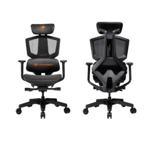 Cougar Argo One Ergonomic Gaming/Office Chair/3D-Armrest/Aluminum Base - Black/Black Orange - Furnitures