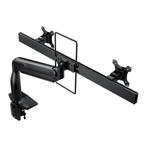 Cougar Duo35 Heavy-Duty Aluminum Dual Arm Monitor/Up To 2*35" Monitor/20KG Weight - Computer Accessories