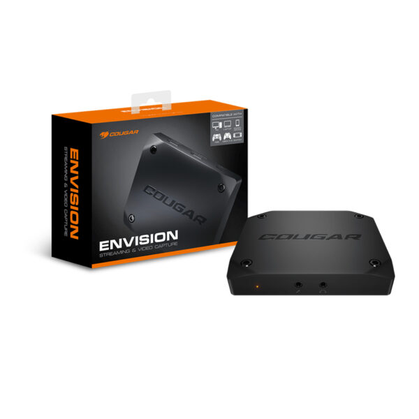 Cougar Envision Streaming & Video Capture Device/4K/HDMI/USB-C/3.5mm/XBox/PS5/PC - Computer Accessories